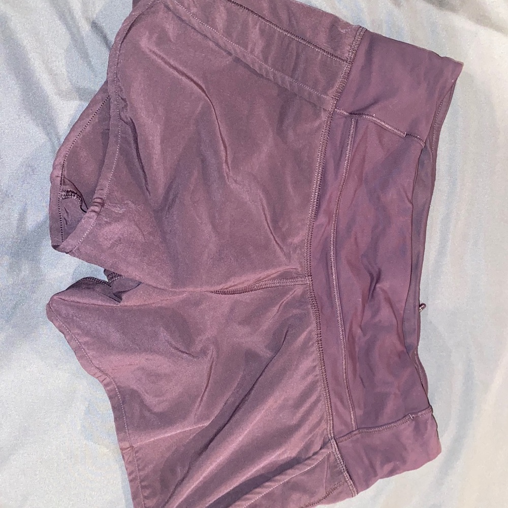 size 2 purple lululemon shorts